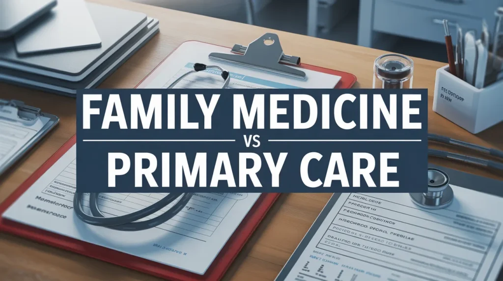 Family Medicine vs Primary Care